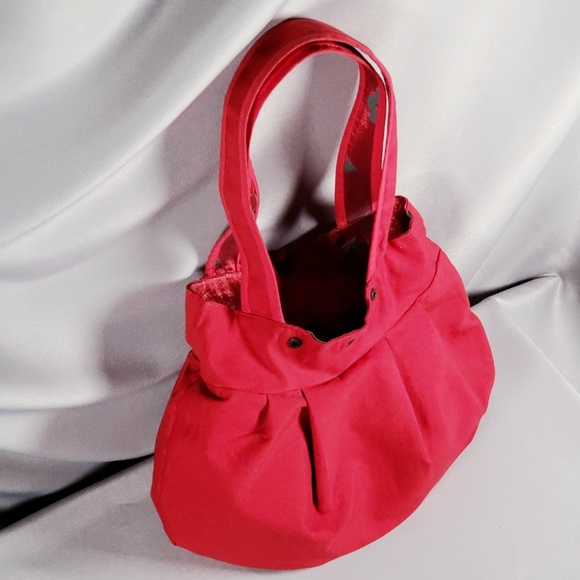 Red Brocade Reversible Tote - Picture 2 of 8